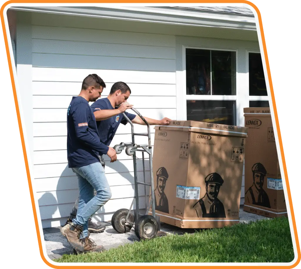 Reliable Ducts technician performing air conditioning service in Jacksonville, FL
